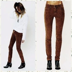 Free People Corduroy Skinny Pants.